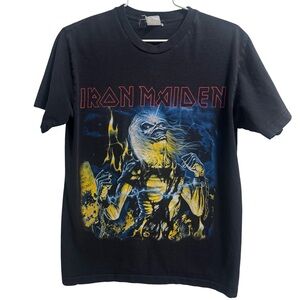 Vintage Y2K Screen Printed Iron Maiden “Live After Death” Eddie Men’s Size Small